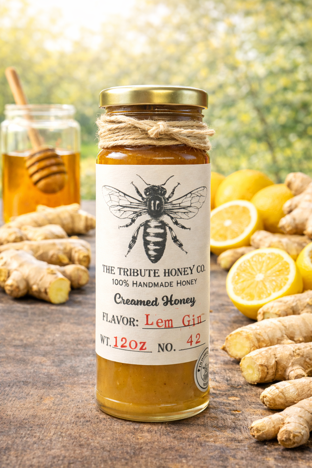 Lemon Ginger Creamed Honey – The Tribute Honey Co