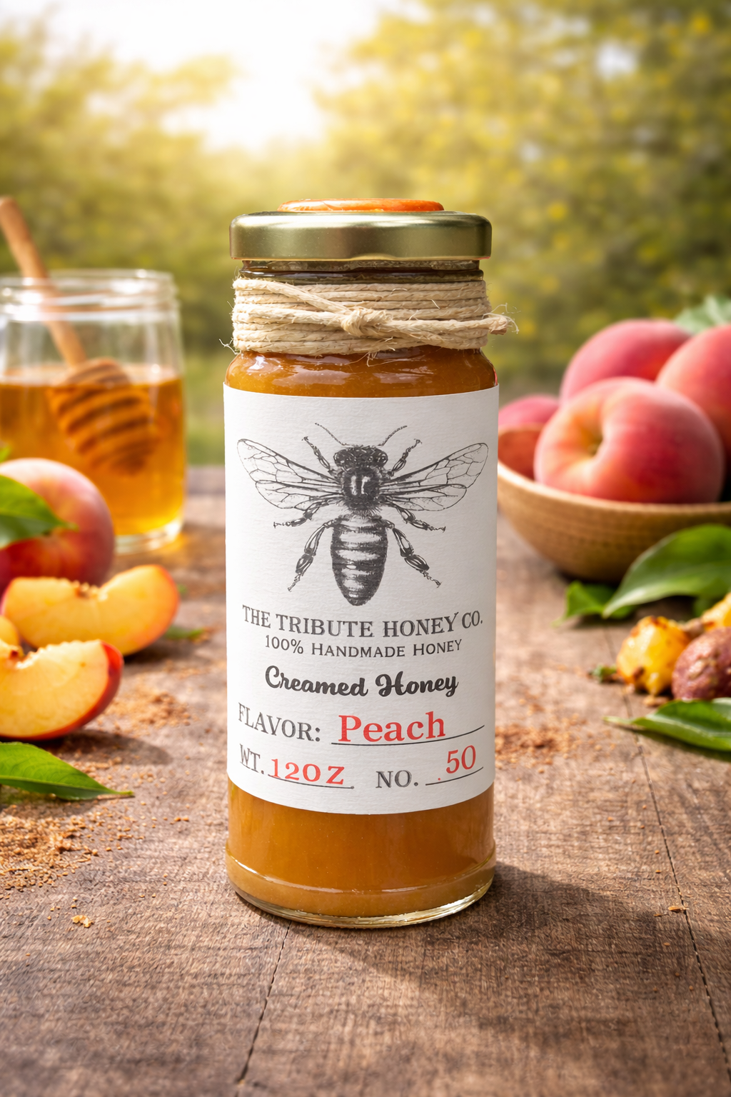 Peach Creamed Honey – The Tribute Honey Co